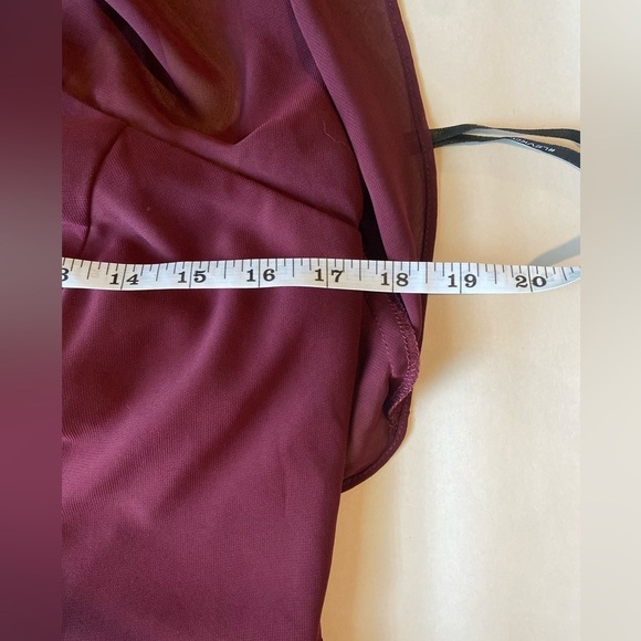 Bill Levkoff Burgundy Bridesmaids Maxi Dress, Size 12 - Picture 7 of 7